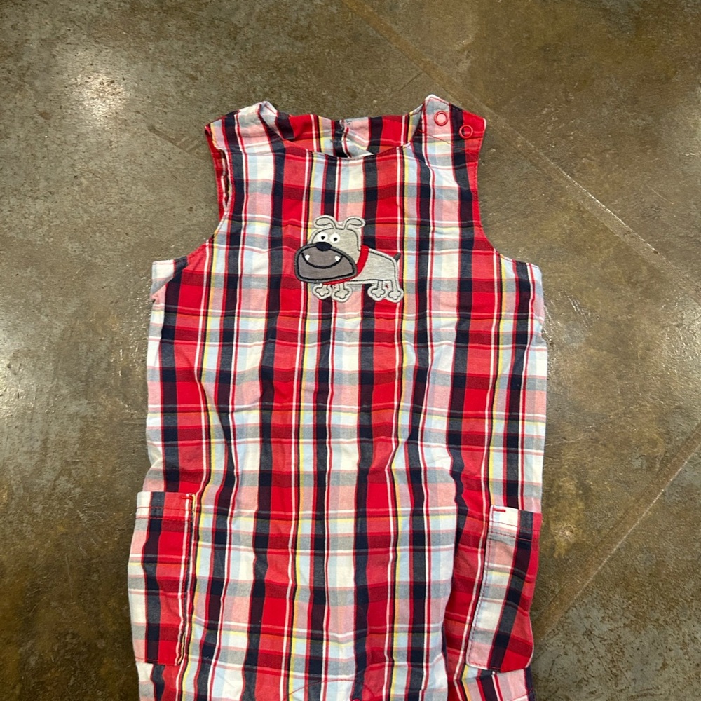 Carter's Red Plaid Jon Jon